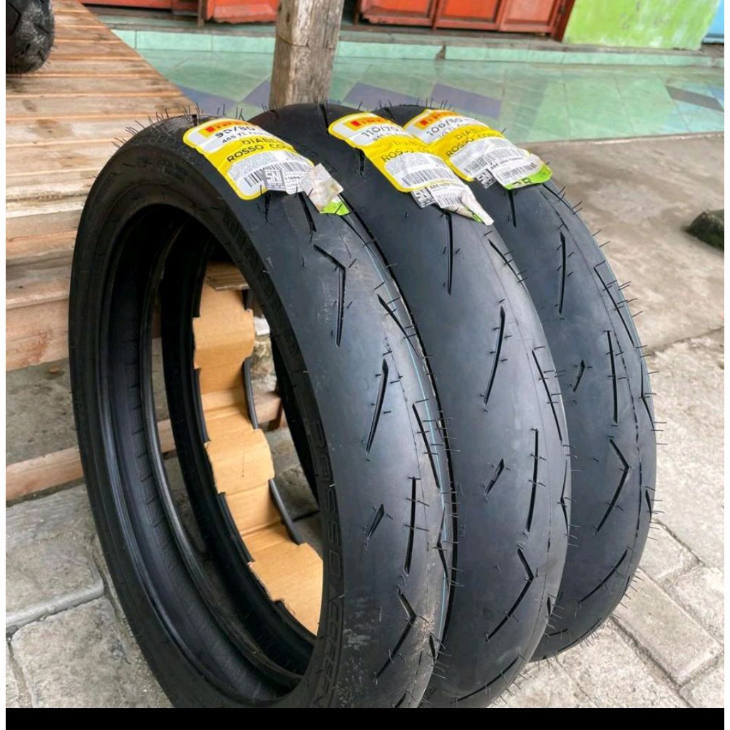 Ban Pirelli Diablo Rosso 2 ring 17 ukuran 90/80 100/80 110/70