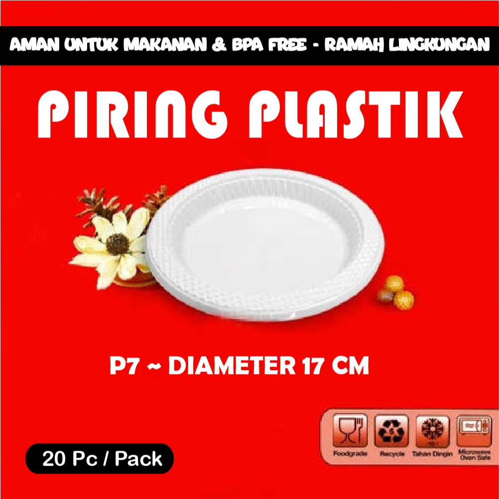 Piring Plastik Catering - Piring Plastik Event - Piring Plastik Acara - Piring Plastik Tumpengan - P