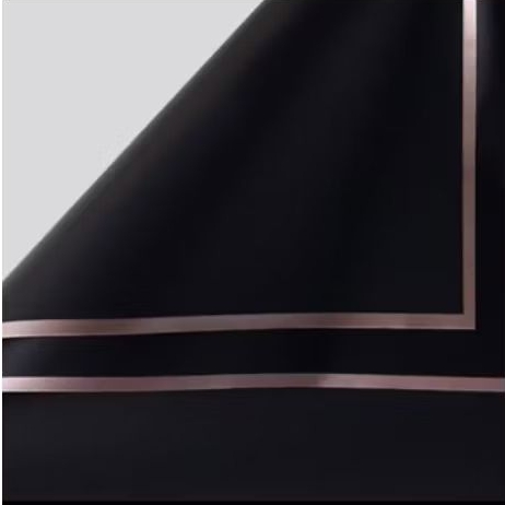 

[Kertas Chelo/buket] grosir 5 lembar hitam& abu-abu