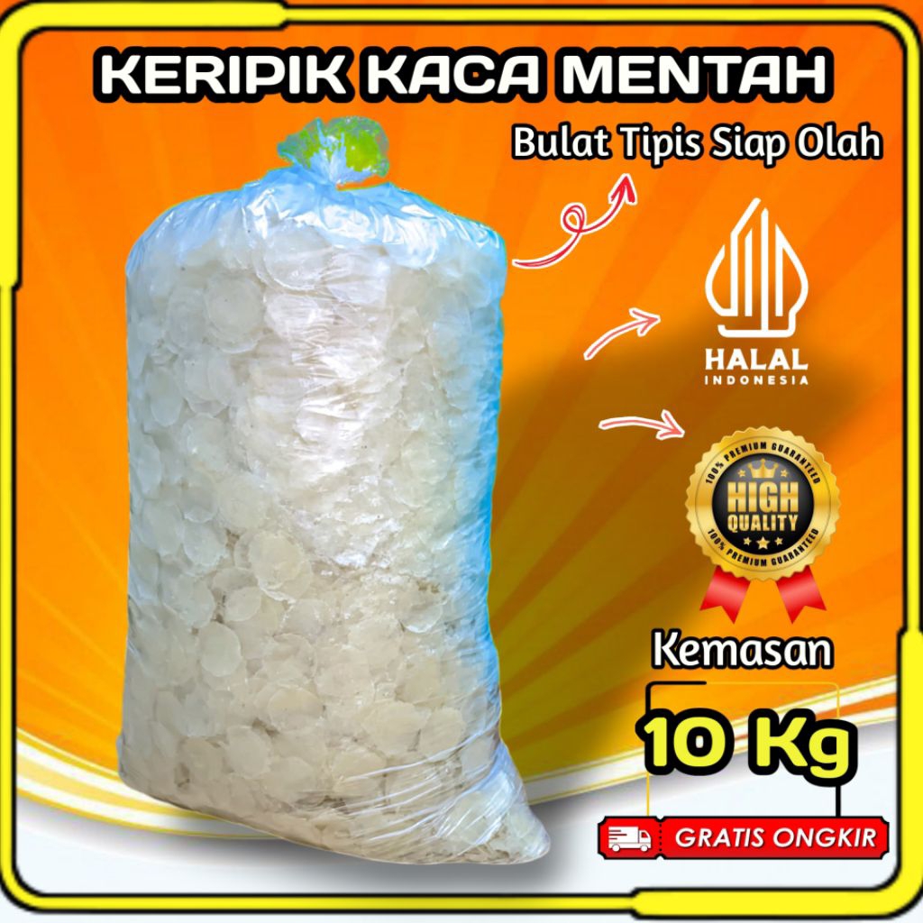 

10Kg Keripik Kaca Mentah Siap Olah Paket Hemat Termurah Langsung Dari Pabrik Gratis Ongkir