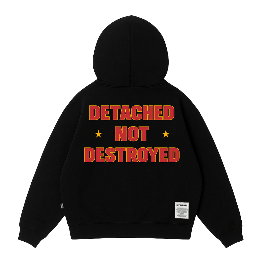 Bitsnbobs Hoodie Boxy Alaric Black 330 Gsm