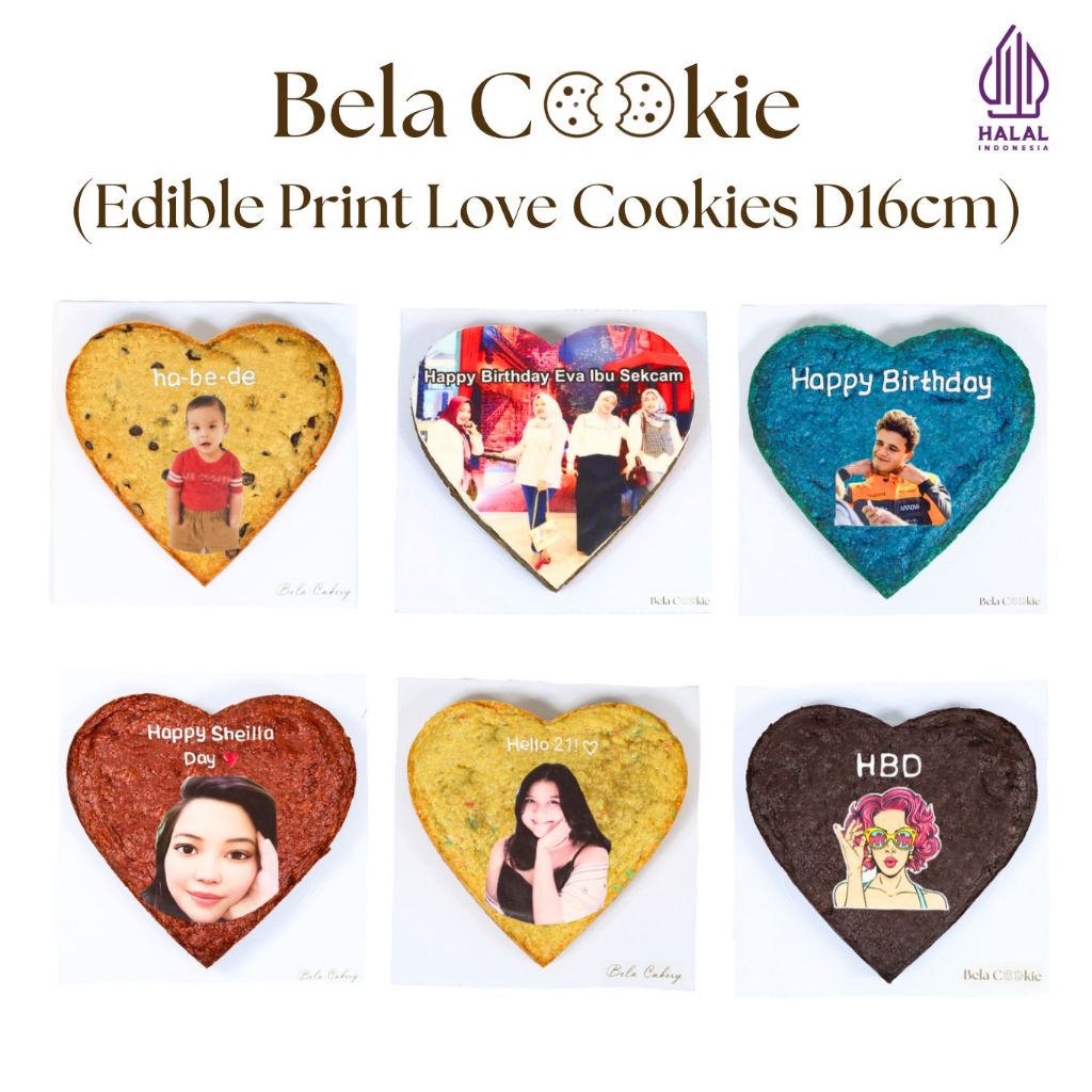 

Edible Print Cookies Love D16 cm by @belacookie.id / Custom Cookies / Cookie Custom / Soft Baked Cookies / Cookie Cake / Kue Ulang Tahun / Giant Cookie / Birthday Cookie / Birthday Cake / Edible Cake / Print Foto / Kue Foto