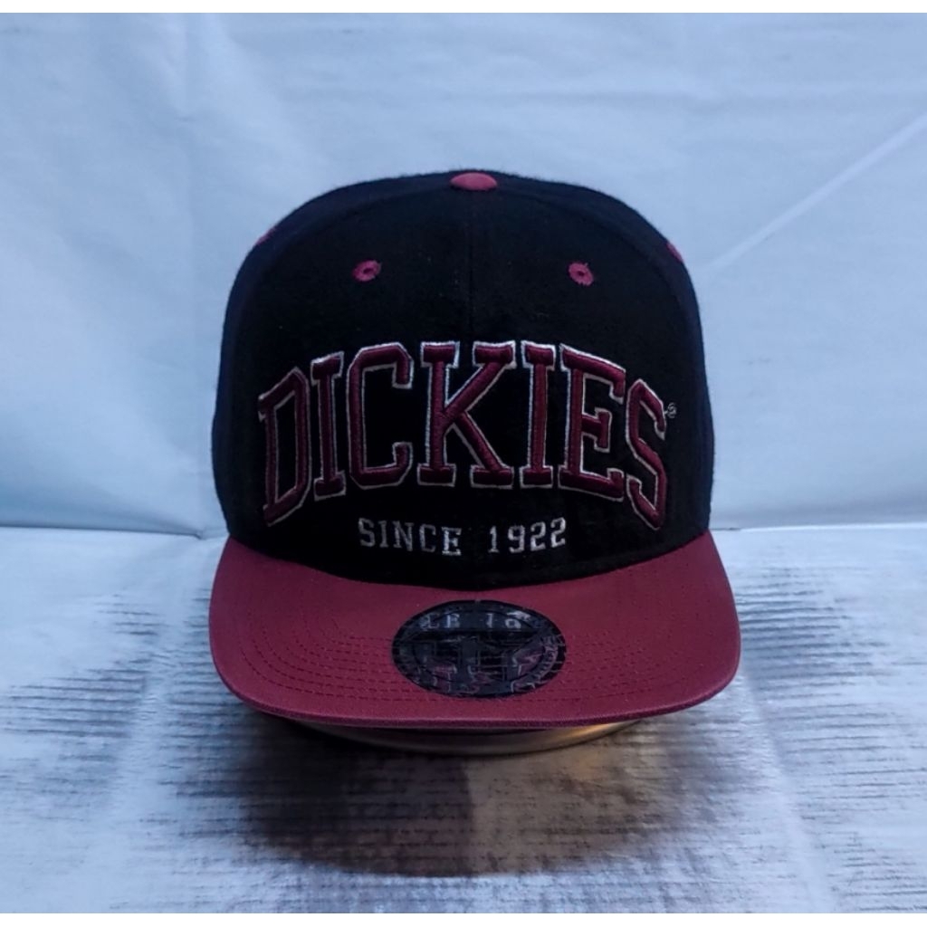 Topi DICKIES 22 Wool Vintage 2Tone Big Logo Authentic Ori 2nd