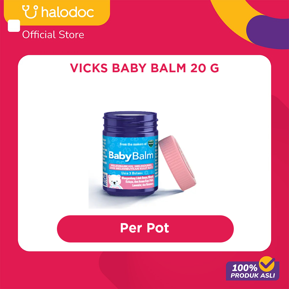 Vicks Baby Balm 20 g - Balsem Bayi untuk Flu dan Batuk