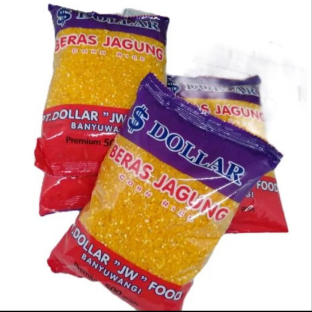 

BERAS JAGUNG DOLLAR SUPER / BERAS JAGUNG DOLLAR KEMASAN 500GR