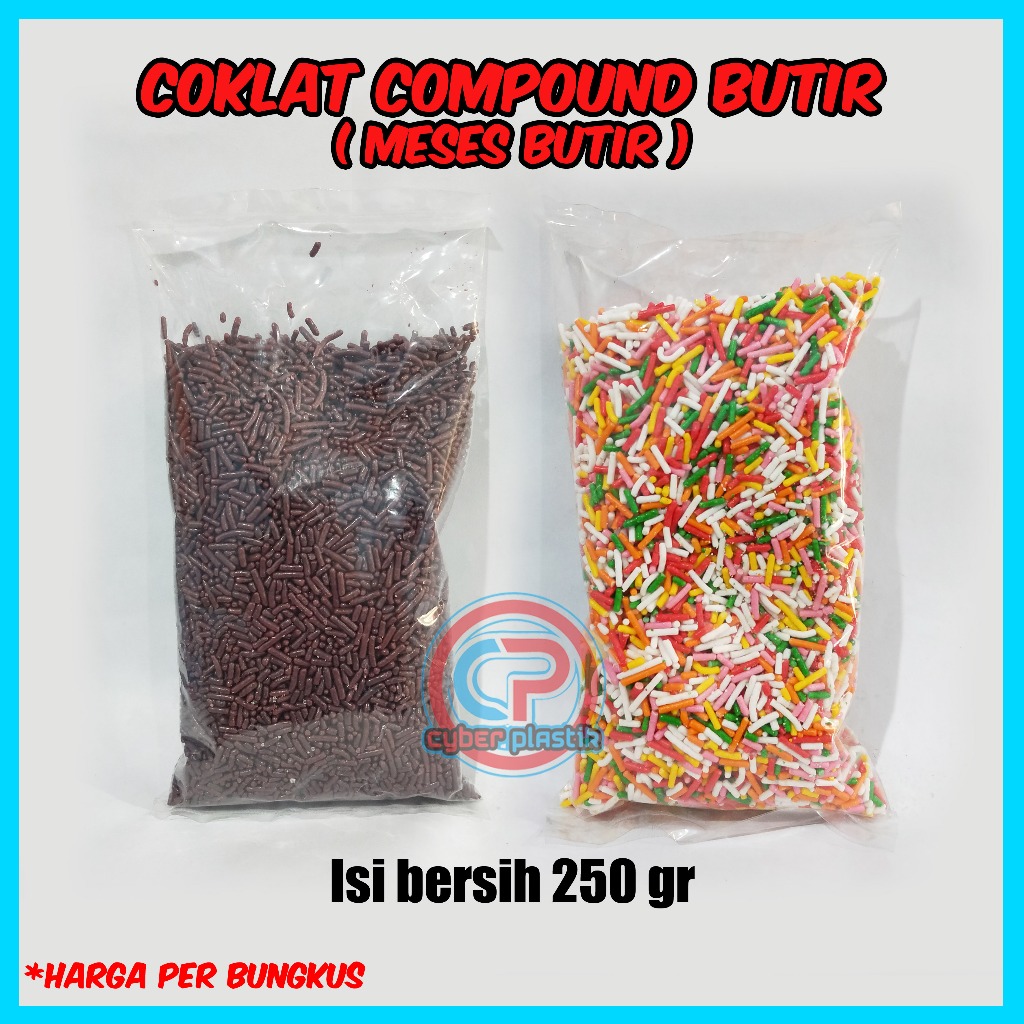 

Meses Coklat | mesis warna warni 250 gr