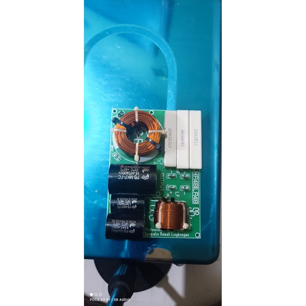 Crossover pasif Line Array 12/10 + Tweeter Balap Clarity Clariti