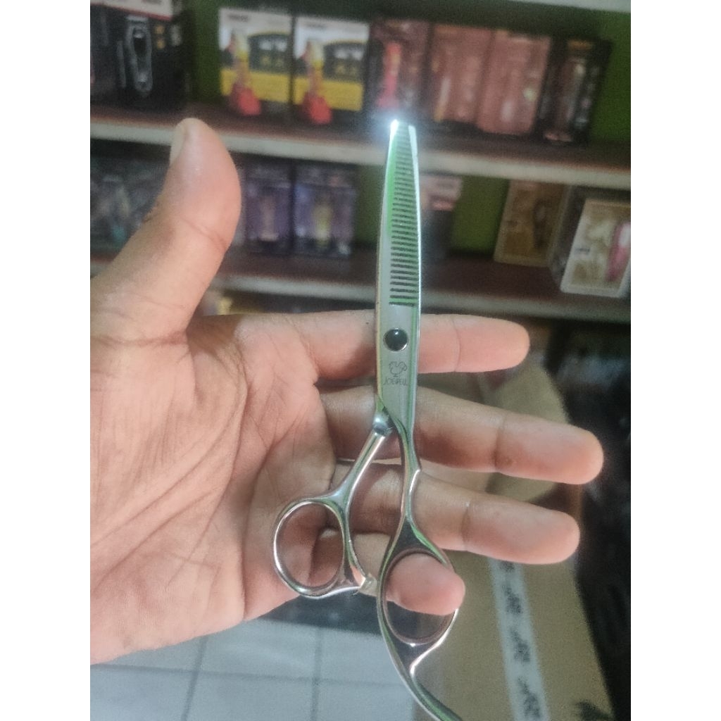 Gunting penipis jowell sasak thinning scissors handmade made in japan
