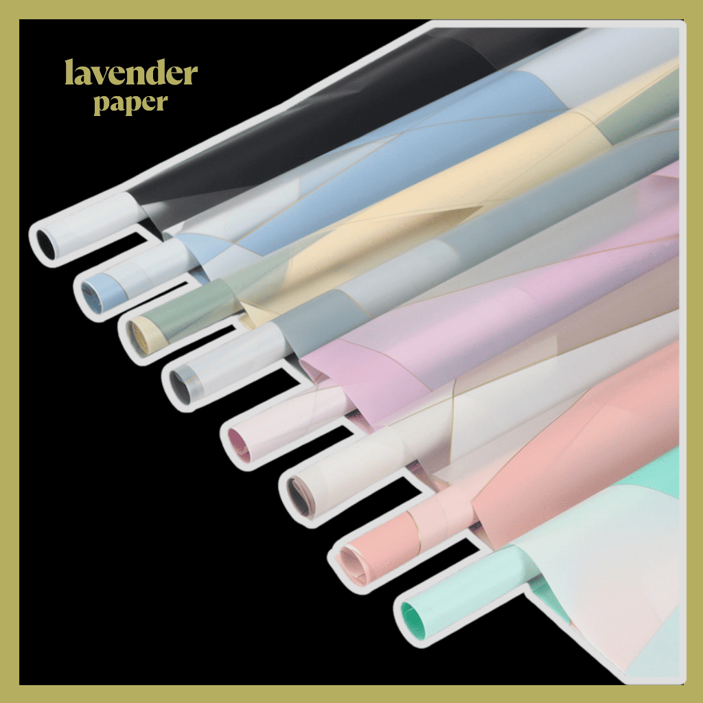 

Kertas Buket Bunga Motif Nosha Magnetic Line Flower Wrapping Cellophane Paper KB071