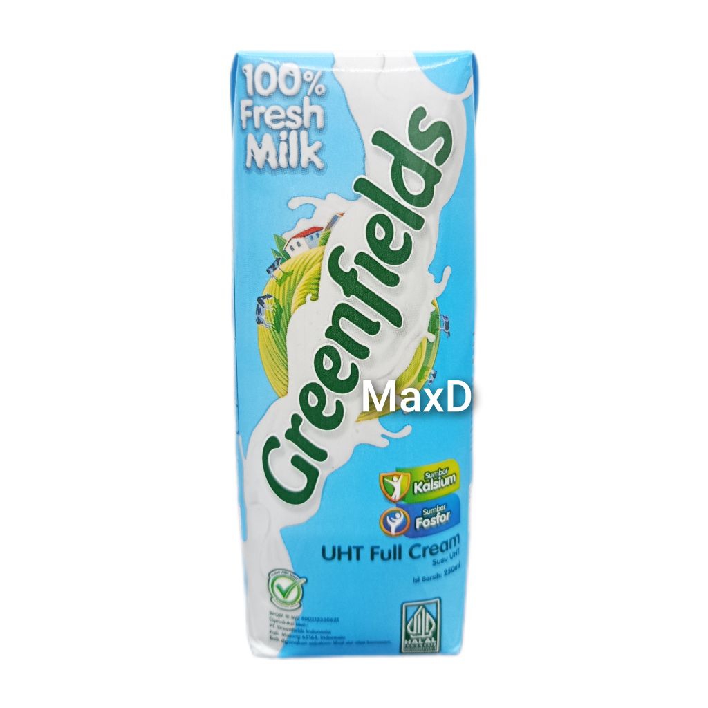 

Greenfields Susu UHT Full Cream 250ml × 12 Pcs