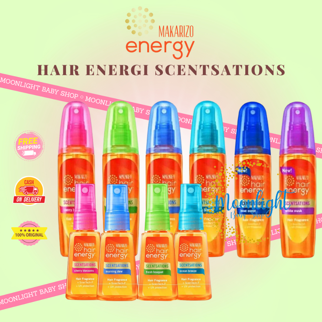 Makarizo Hair Energy Scentsations Hair Fragrance 30mL 100mL | Parfum Rambut Mist Perfume