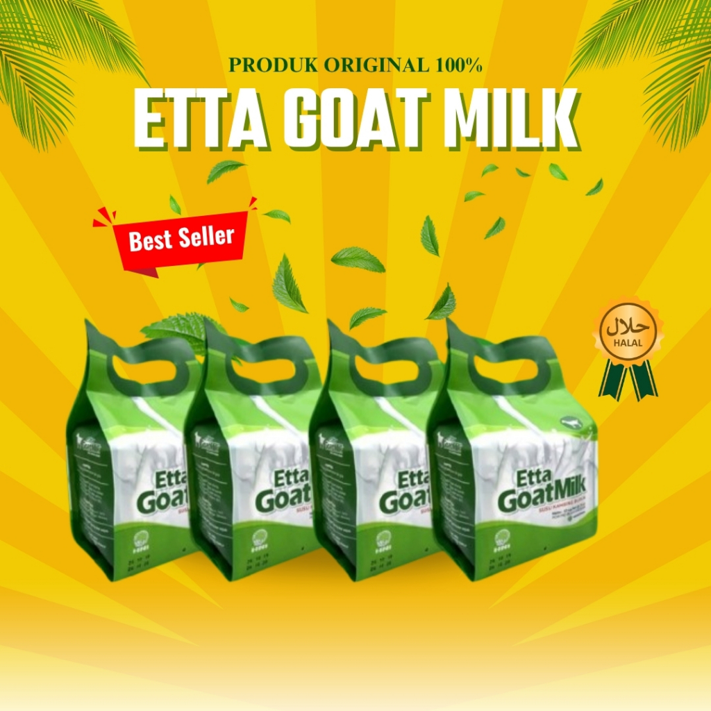 

Etta Goatmilk Susu Etawa Alami Aman untuk Lambung, Tulang & Anak di Atas 1 Tahun