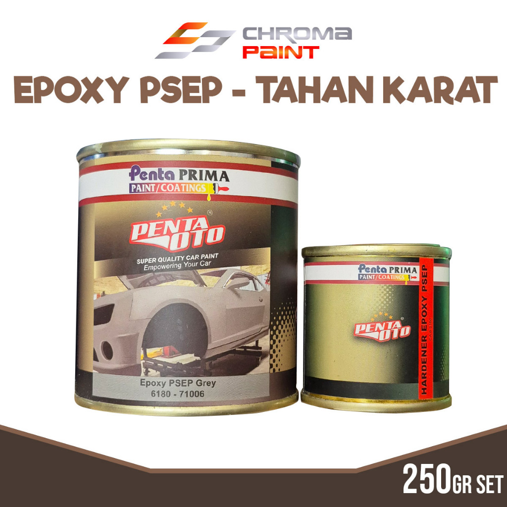 Cat Dasar Epoxy PSEP Grey Penta OTO 250ml / Epoxy Cat Dasar Tahan Karat