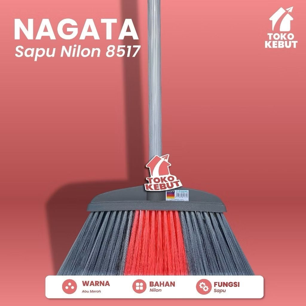 Sapu Lantai Nagata 8517 Sapu Lantai Plastik Sapu Plastik