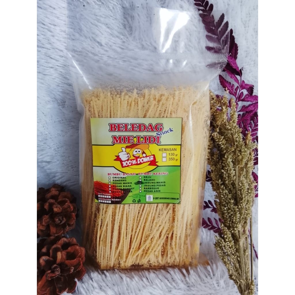 

mie lidi rasa jagung manis bumbu kering