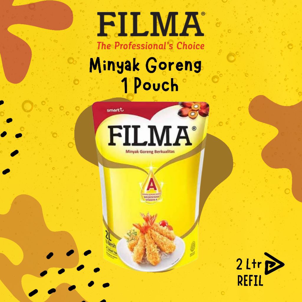 

Filma 2 Liter Minyak Goreng Berkualitas isi 1 Pouch