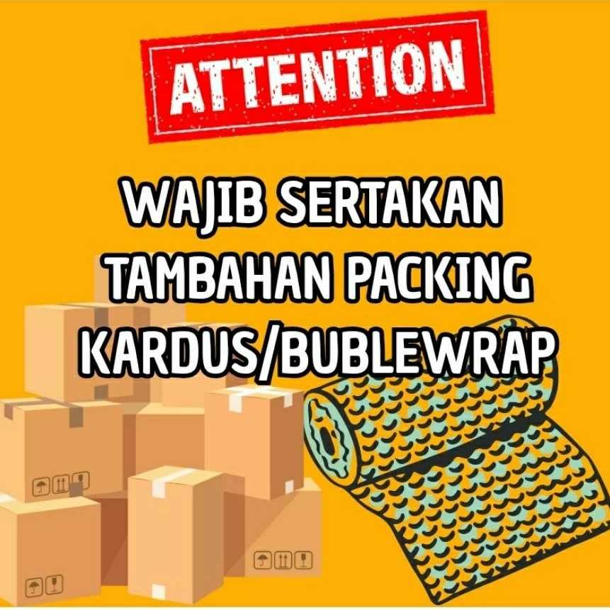 

Tambahan Kardus Bubblewrap Packing