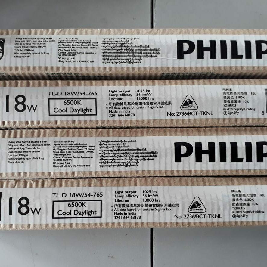 Lampu Neon TLD TL 18W Watt 60CM Philips - Putih