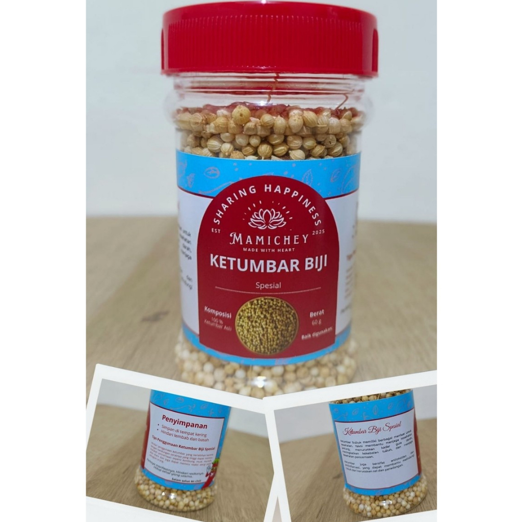 

MAMICHEY Ketumbar Biji Spesial - Jadikan dapur estetikmu makin cantik