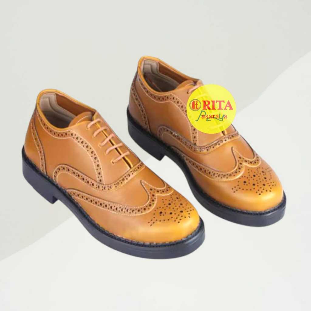 Sepatu Formal Pria Model Tali Fransisca Renaldy