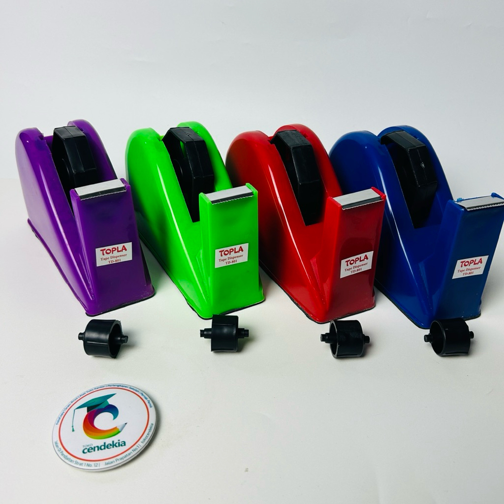 

Tape Dispenser TOPLA TD-801 Dual Core Dispenser Pita Perekat
