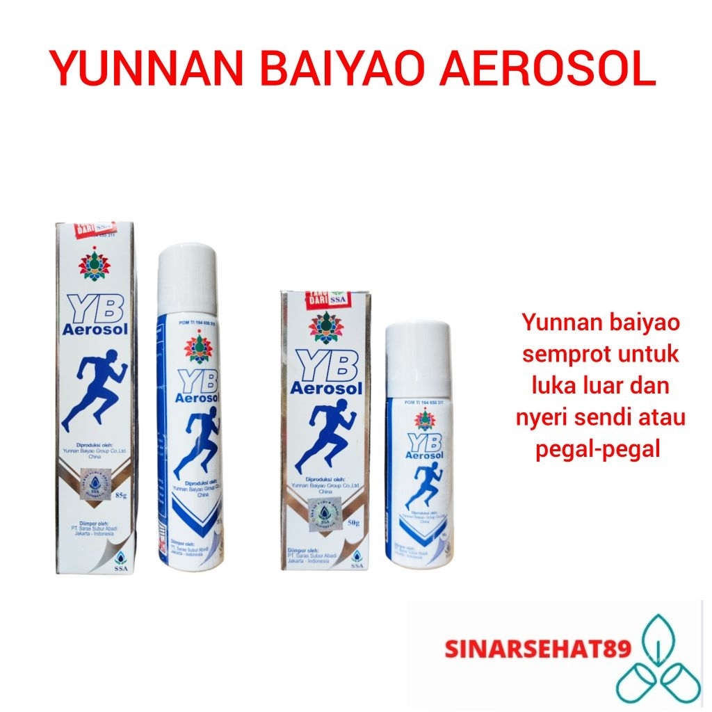YUNNAN BAIYAO AEROSOL yunan baiyao semprot yunan paiyao cair 85gr