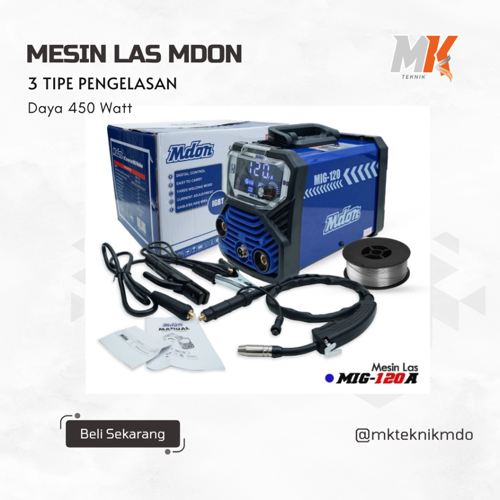 MESIN LAS 3IN1 MDON 450 WATT