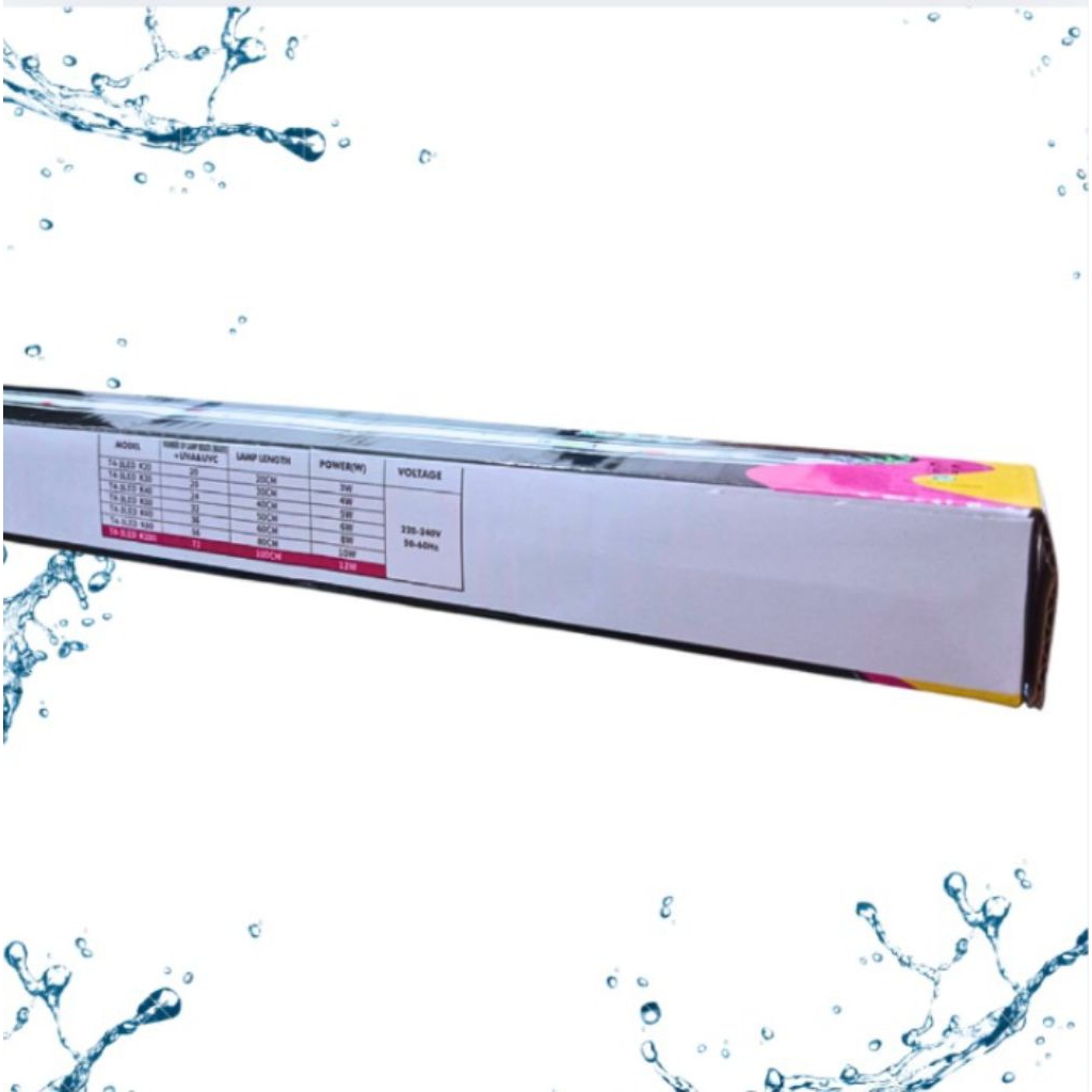 LAMPU SAKKAI PRO DAY NIGHT T4 3LED K 100 LED AQUARIUM TANNING