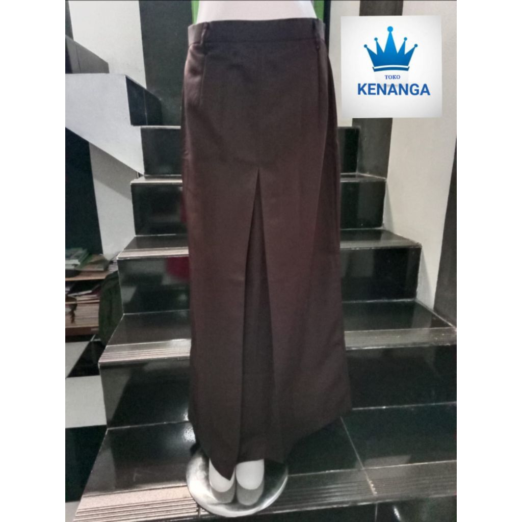 Rok maxi span pramuka cubit depan SMP SMA seragam rok pramuka perempuan