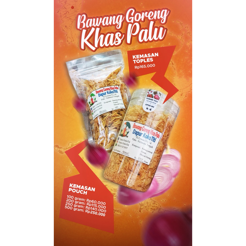 

Bawang Goreng Khas Palu