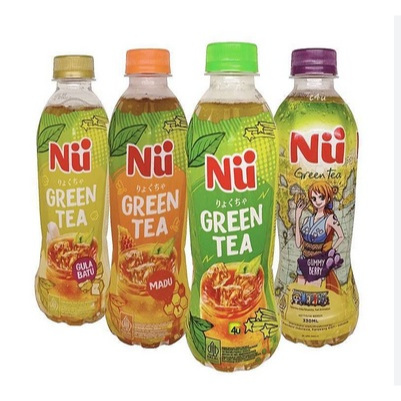 

Nu Green Tea 450ml (rasa Original, Madu, Less Sugar, Gula Batu dan Yogurt) isi 24botol
