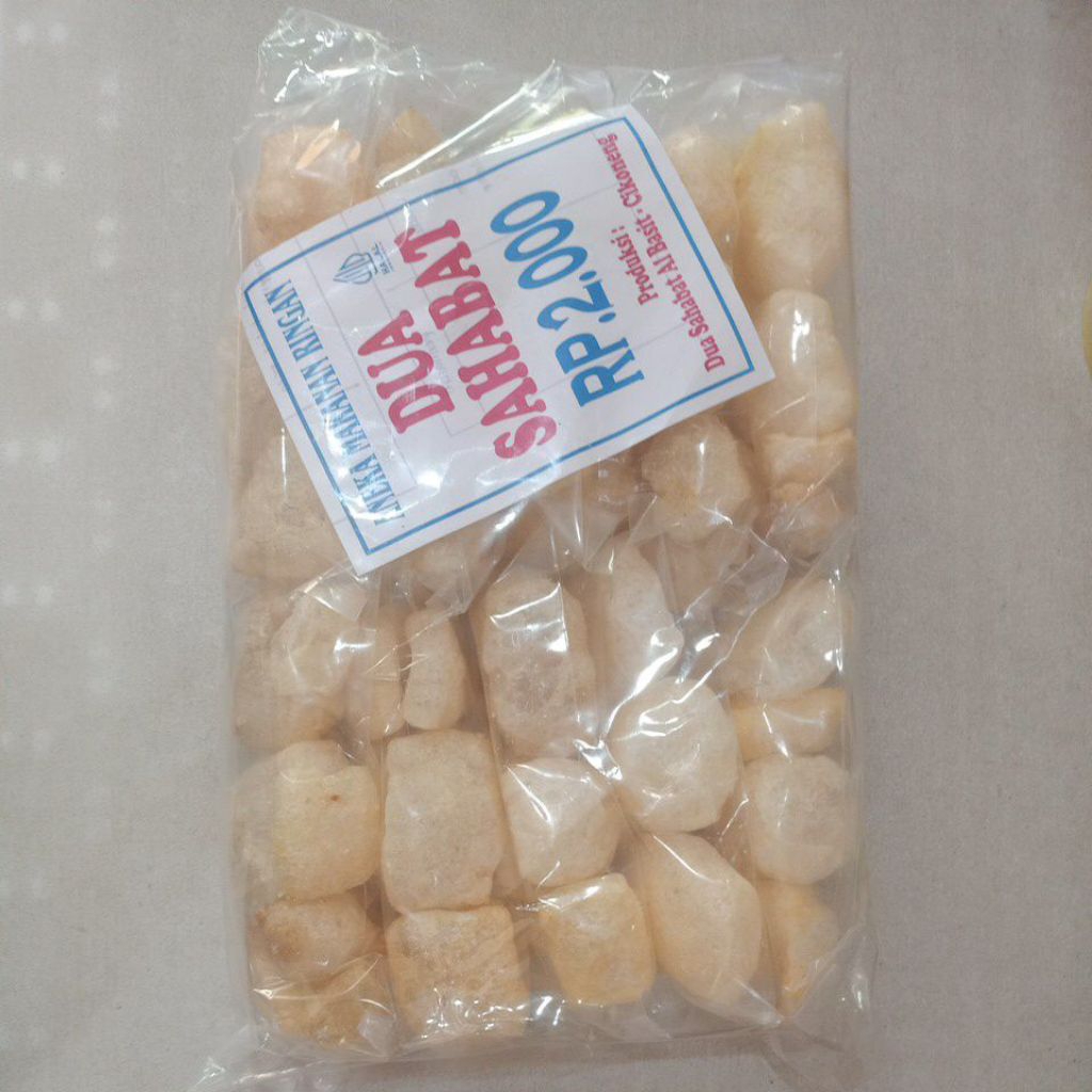 

Kerupuk Kulit Cap Dua Sahabat (Isi 10)