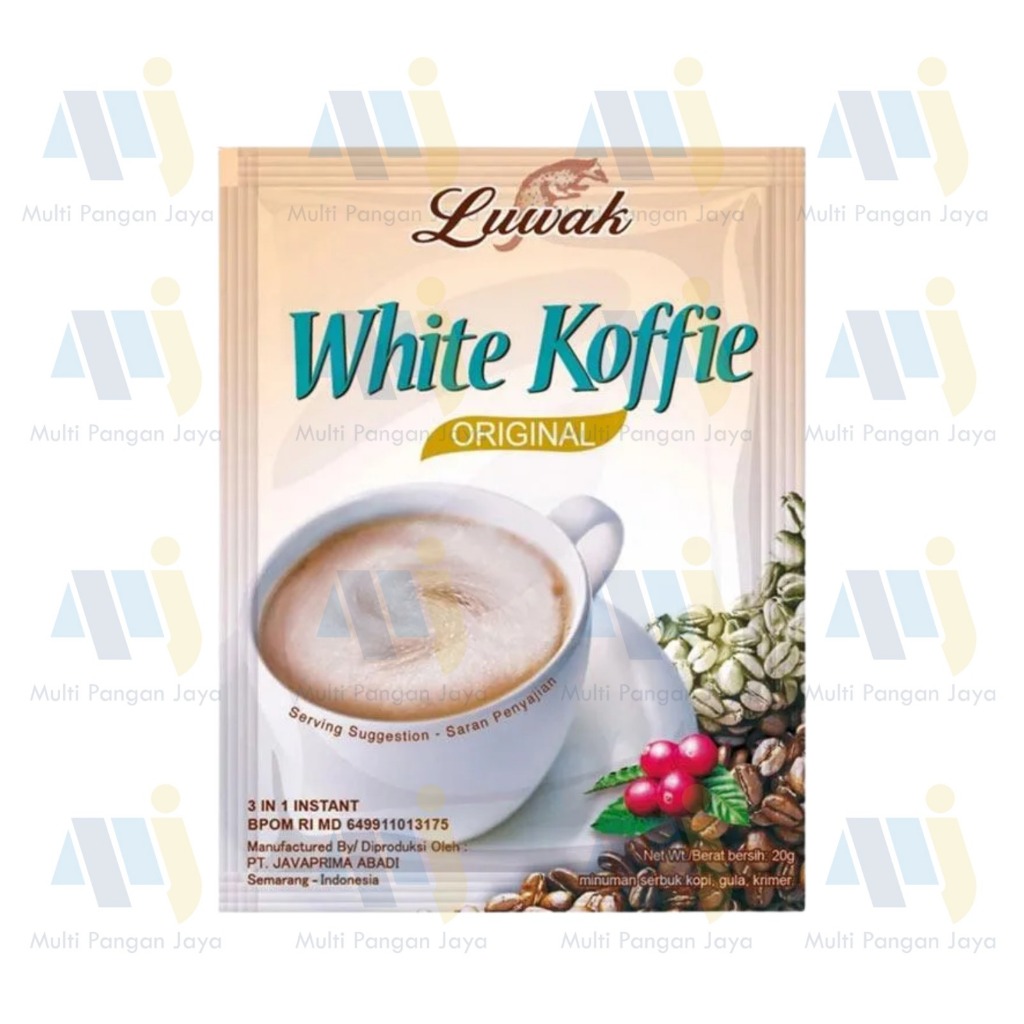

KOPI INSTAN LUWAK WHITE KOFFIE ORIGINAL 20 Gr DUS