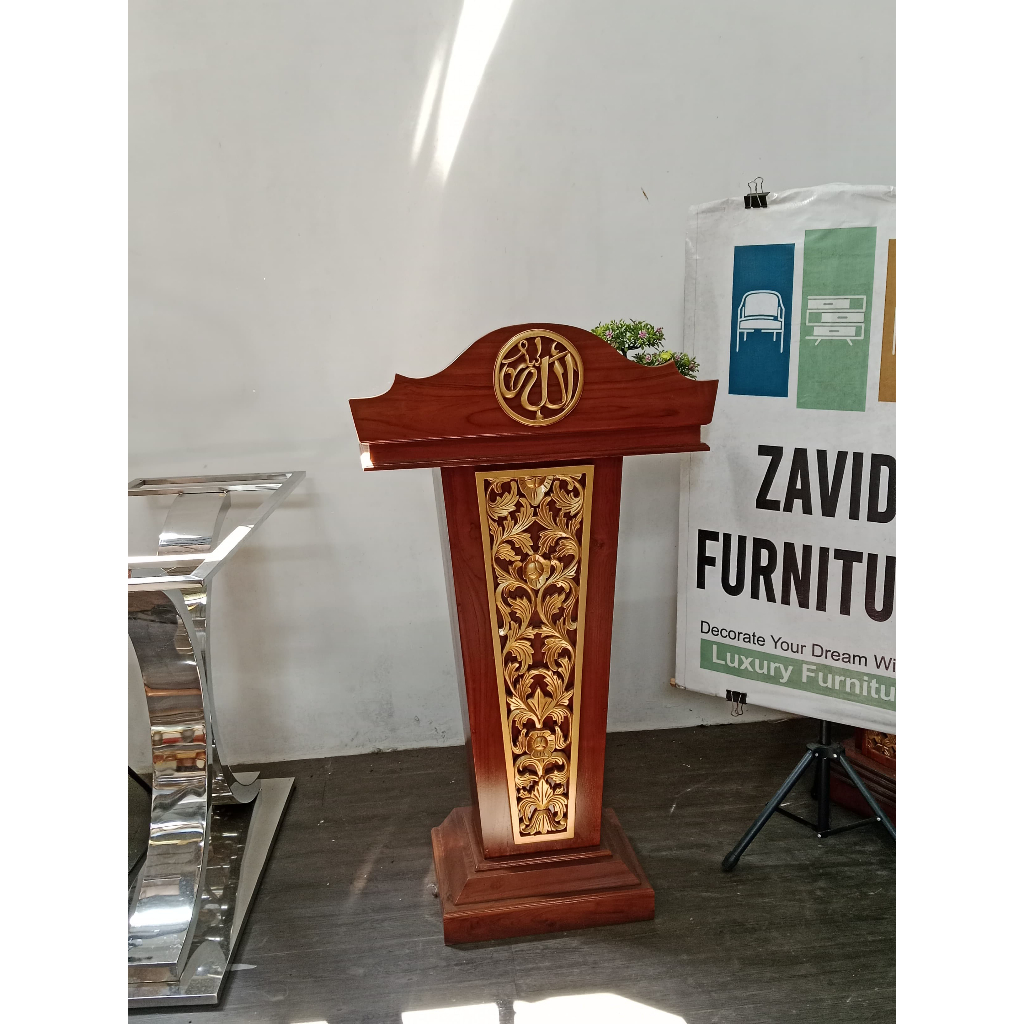 Jual podium jati, Podium Minimalis Ukir, podium ukir kayu jati, podium minimalis, podium kayu jati