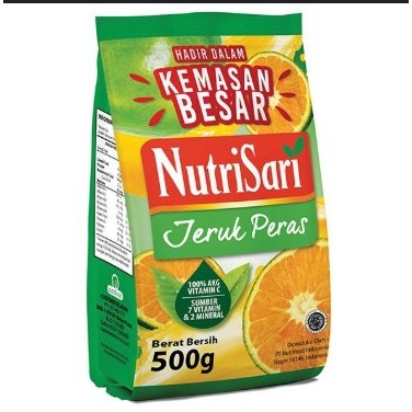 

(The Peaks) Nutrisari Jeruk Peras 500gr / Minuman Rasa Jeruk