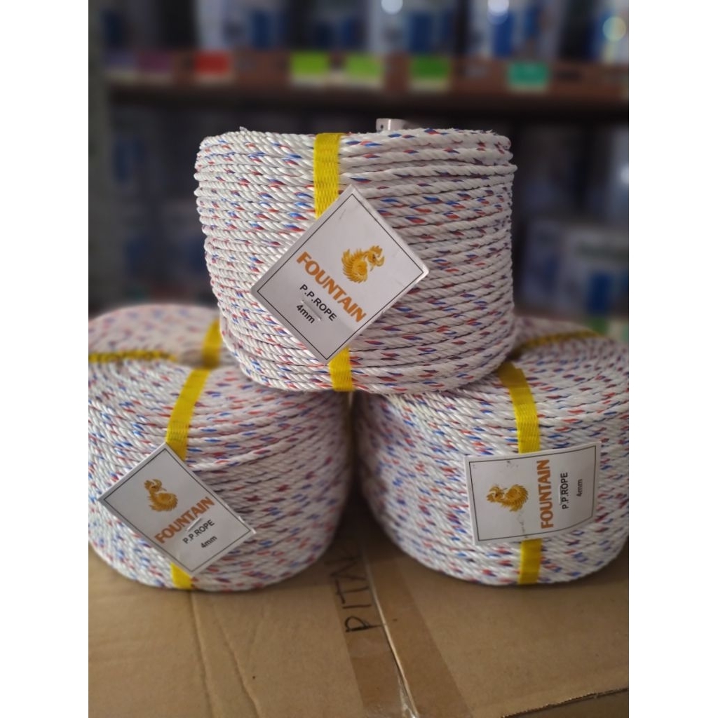 

TALI NYLON P.P ROPE UKURAN 4MM • TALI NYLON SERBAGUNA