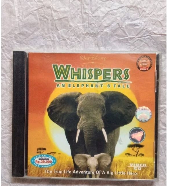 VCD Original Disney's Whispers an Elephant's Tale