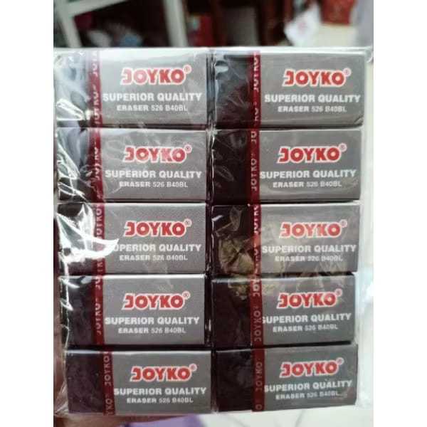 

PAKET TERMURAH 10 PCS PENGHAPUS JOYKO HITAM / Stip Eraser Joyko Kecil / JOYKO Hitam