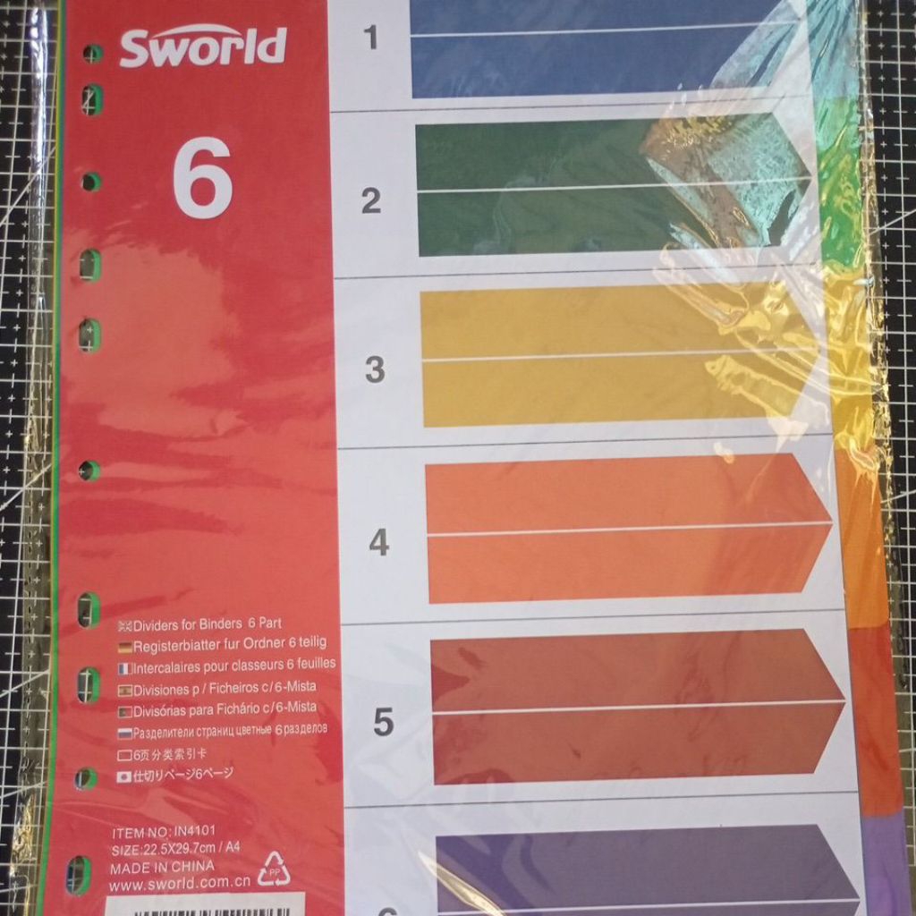 

pembatas binder 6 warna murah