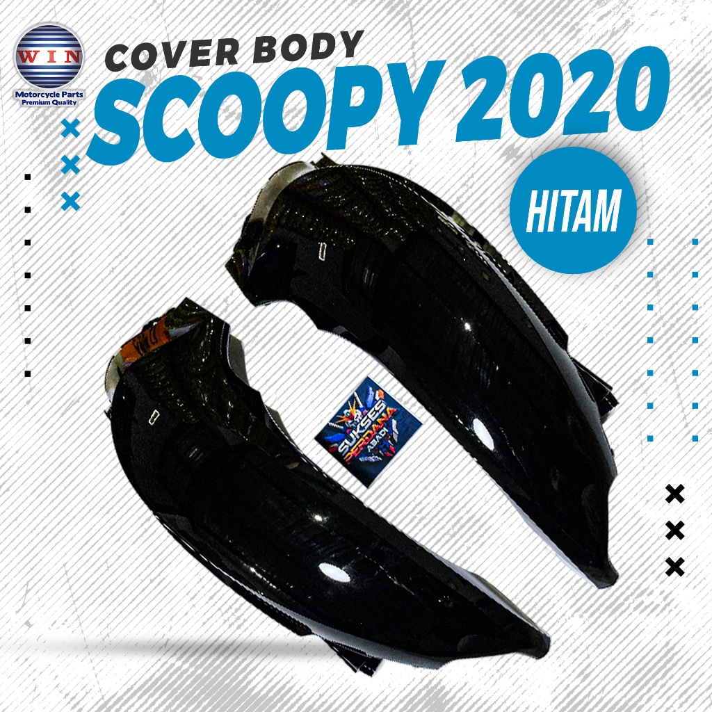 WIN COVER BODY KAP BODY SCOOPY 2020 (HITAM)