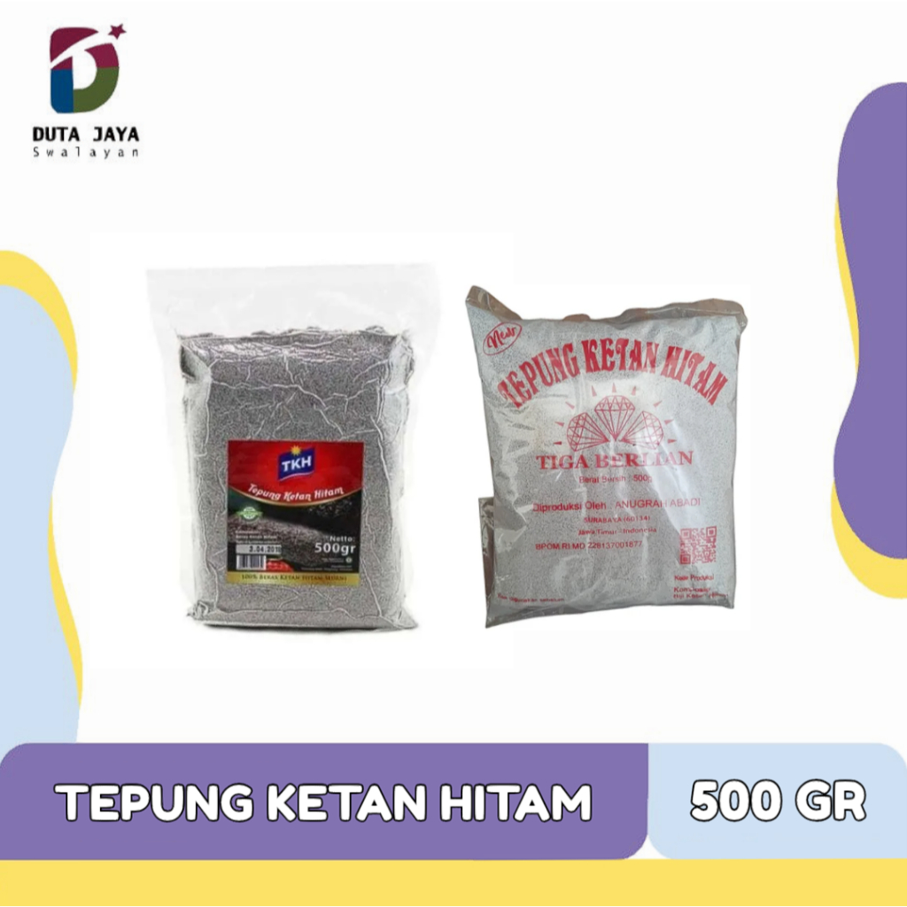 

TEPUNG KETAN HITAM 500G / Tepung Ketan Hitam Merk TKH - Tiga Berlian