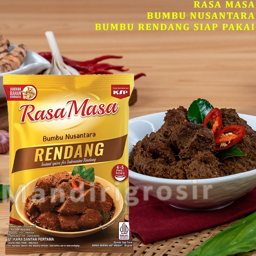 

Bumbu Masak Nusantara * Rasa Masa * Bumbu Rendang Siap Pakai * 50gr