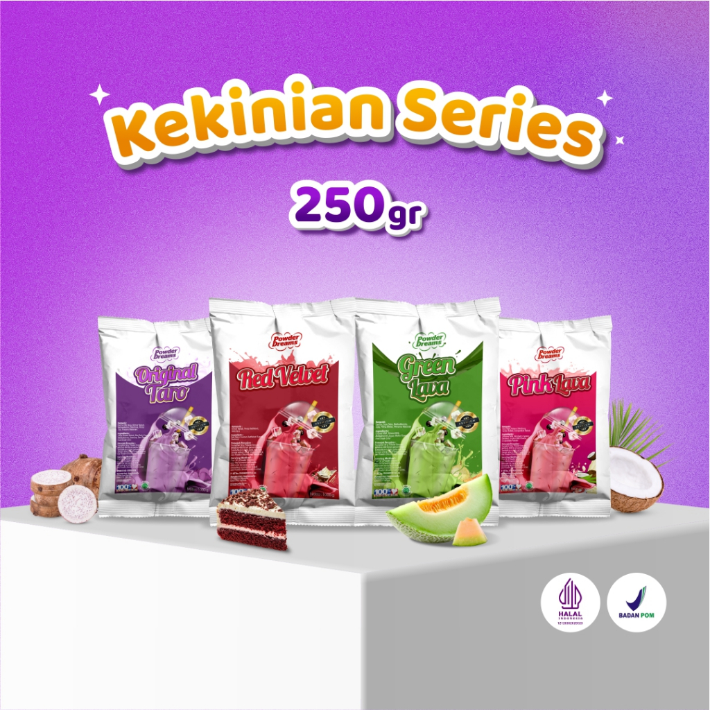 

Powder Dreams - Bubuk Minuman Varian Rasa Kekinian 250 Gram Premium dan Reguler