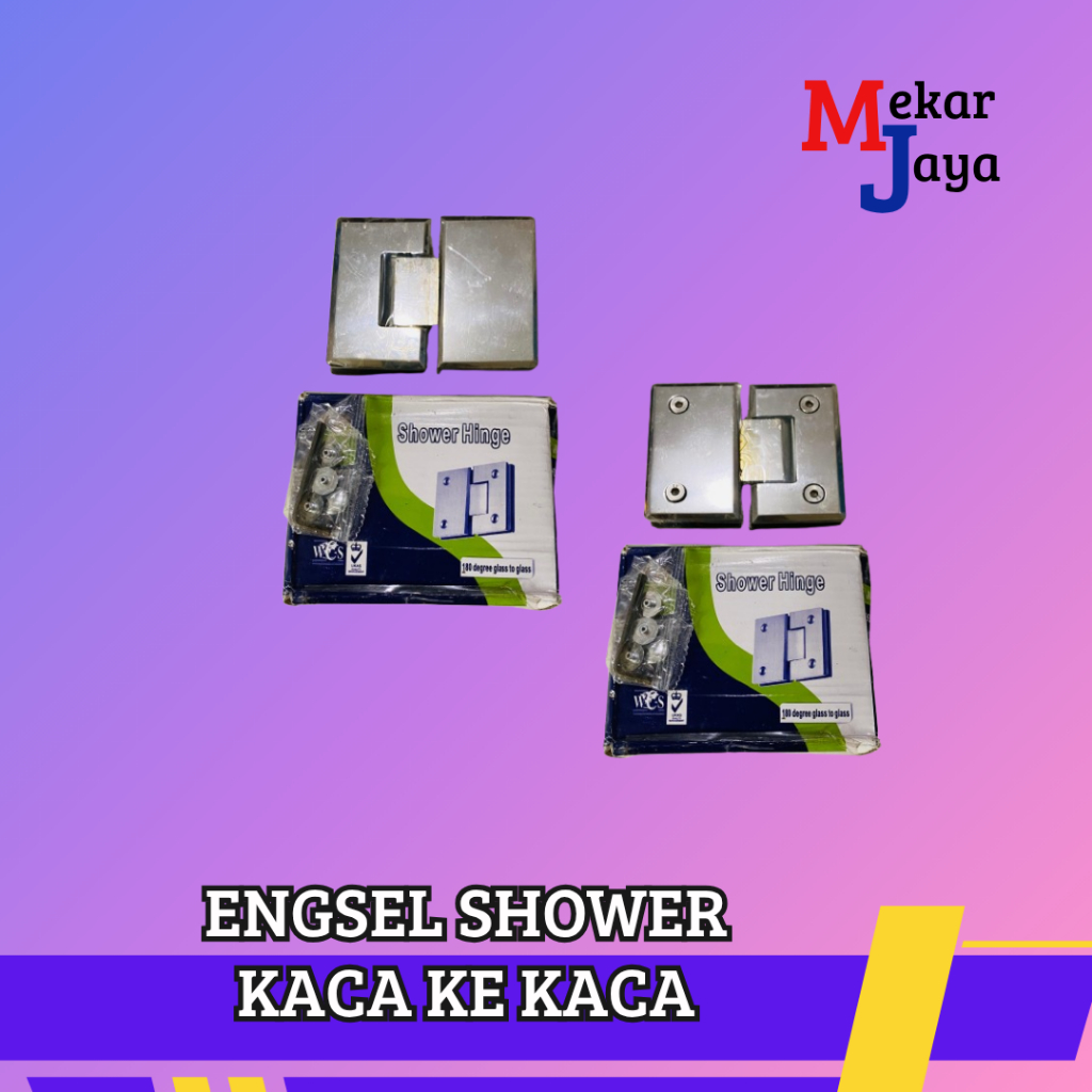 ENGSEL PINTU KACA/ENGSEL SHOWER KACA KE KACA