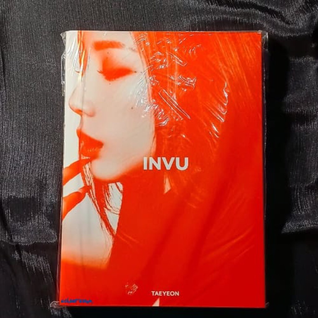 [Clearance Sale] Taeyeon 3rd Album INVU Photobook Orange Ver Full Set Include Rolled Poster