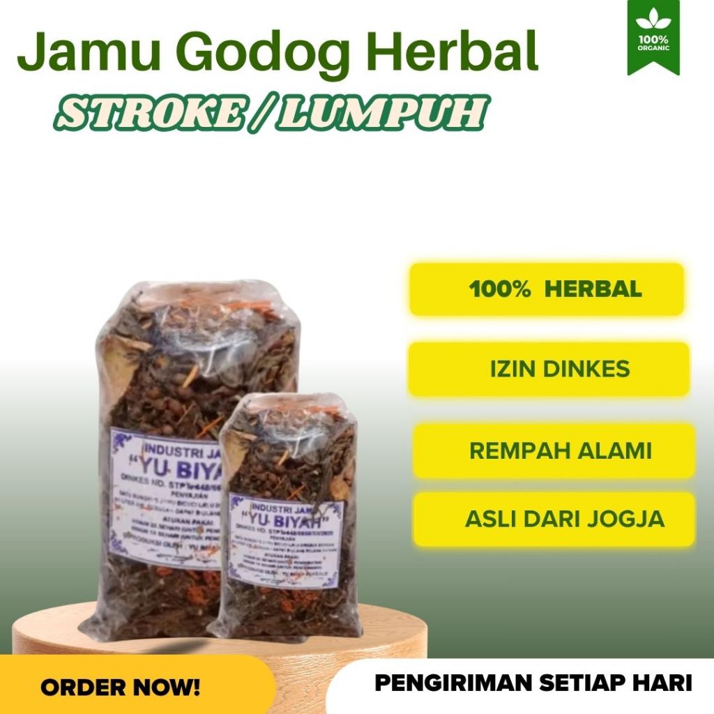 

Jamu Herbal Godog Stroke Ringan, Obat Herbal Ampuh Asli Jogja