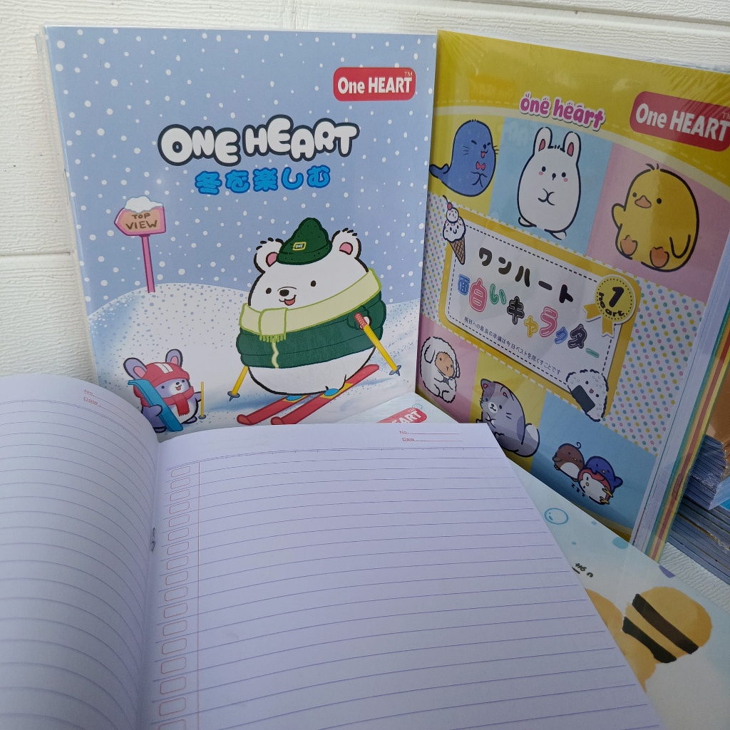 

(1Pack=10Buku) Buku Tulis One Heart By Paper One Isi 38 Lbr