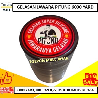 Toepon Mall Gelasan Jawara Pitung 0.22 6000 Yard Bonus Pelindung Jari