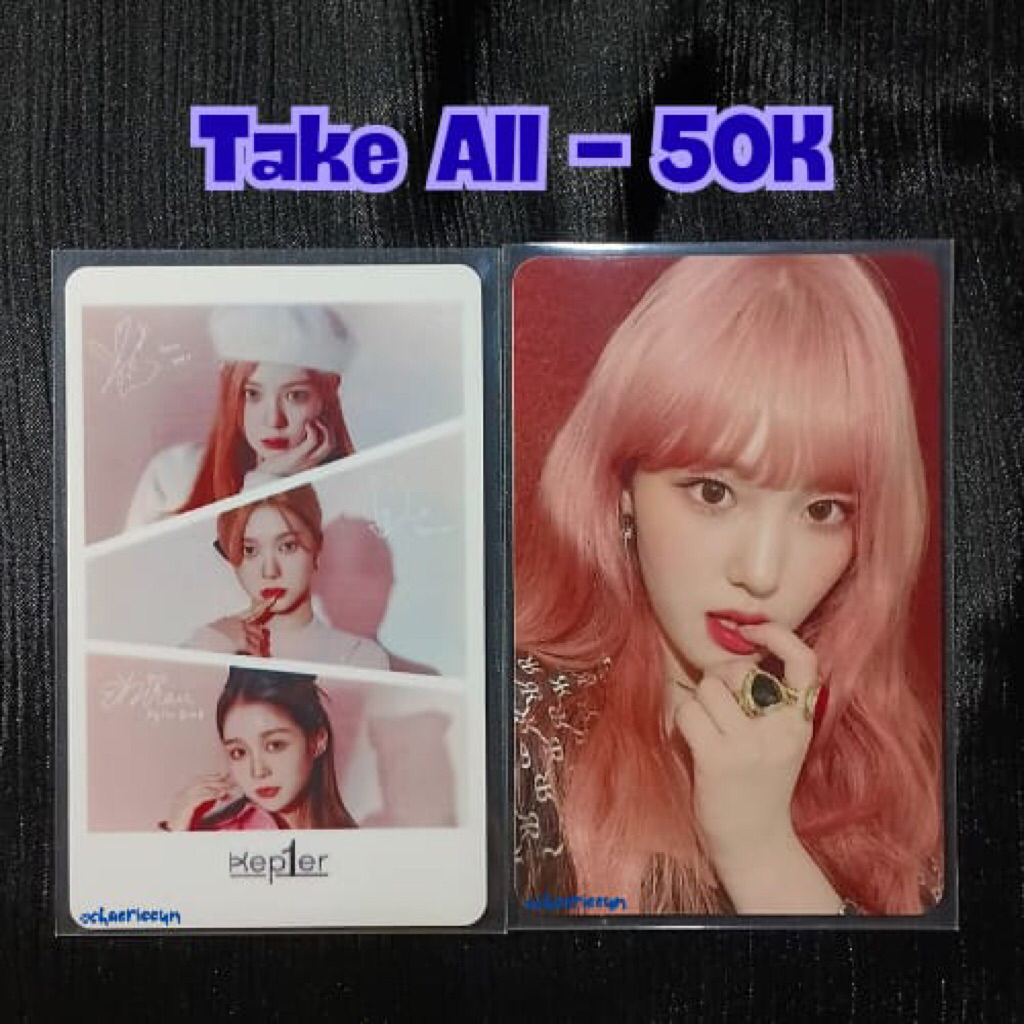 [Clearance Sale] Chaehyun Kep1er Photocard First Impact Ktown Benefit + CGV Chaehyun Dayeon Hikaru