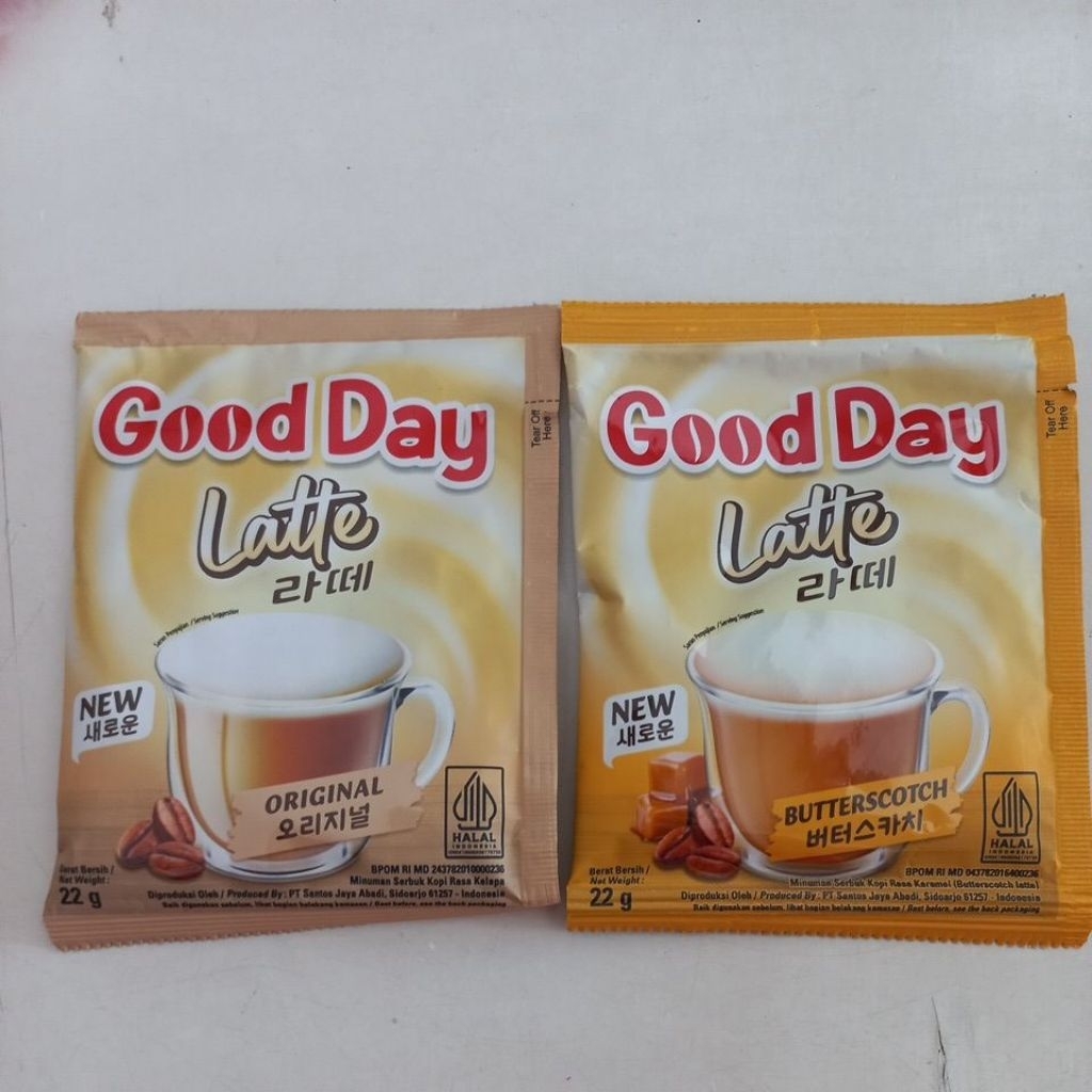 

[ 10pcs ] Good Day Latte Original & Butterscotch